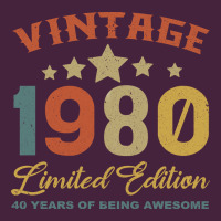Vintage 1980 Clothes 40 Years Old Retro 40th Birthday Premium Tee | Teevron