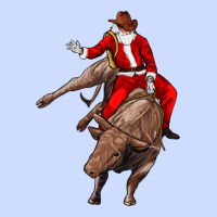 Santa Riding A Bull Urban Heavy Tee | Teevron