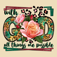 With God All Things Are Possible Leopard Frame Premium Hoodie | Teevron
