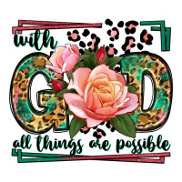 With god all things are possible leopard frame | Teevron
