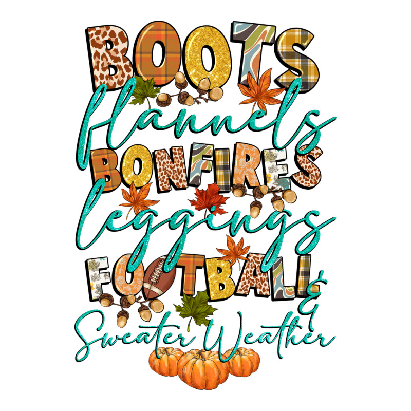 Boots Flannels Bonfires Football Urban Heavy Tee by CowGirlArtShop | Teevron