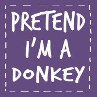 Pretend I M A Donkey Halloween Costume Vintage Hoodie | Teevron