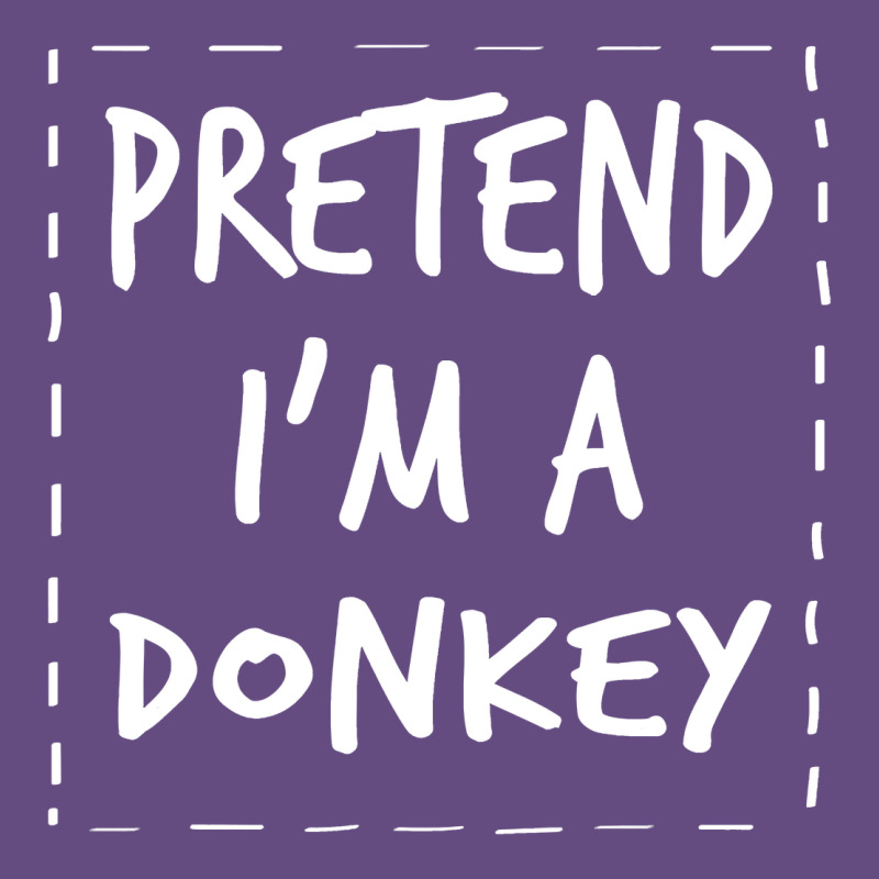 Pretend I M A Donkey Halloween Costume Vintage Hoodie by trangStudio | Teevron