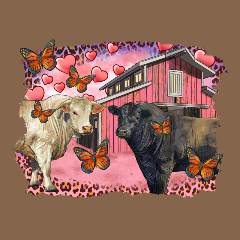 Valentine's Day Barn And Black Angus With Charolais Premium Tee by RanaPortraitStore | Teevron