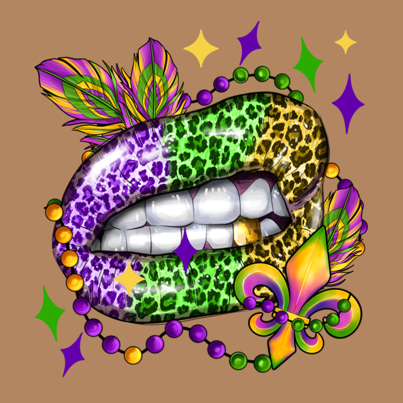 Mardi Gras Lip Olivia Long Sleeve Tee by OliviaCreatesArt | Teevron