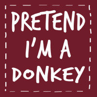 Pretend I M A Donkey Halloween Costume Zipper Hoodie | Teevron
