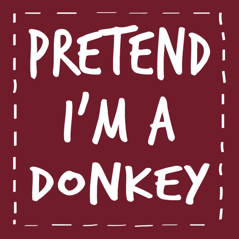 Pretend I M A Donkey Halloween Costume Zipper Hoodie by trangStudio | Teevron