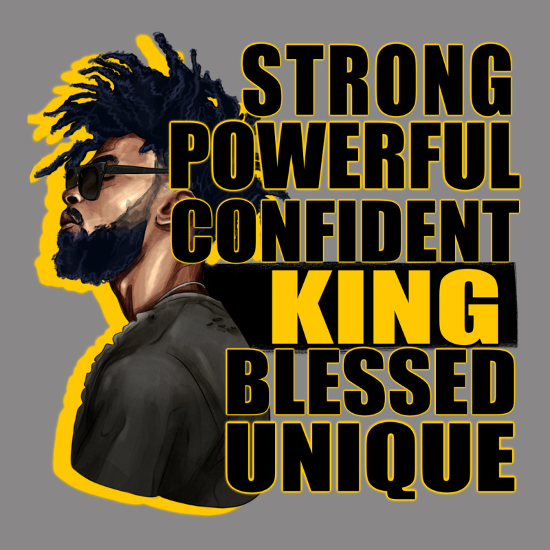 Strong Powerful Confident King Blessed Unique Vintage Tee by CowGirlArtShop | Teevron