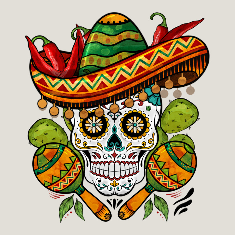 Sombrero Skull Heavy Core Tee by BarkalooDesign | Teevron