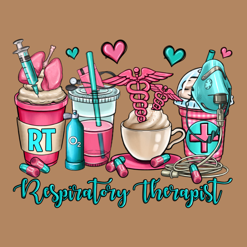 Rt Respiratory Therapist Coffee Cups Long Sleeve Tee by OliviaCreatesArt | Teevron