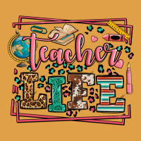 Teacher Life Leopard Frame Premium Hoodie | Teevron