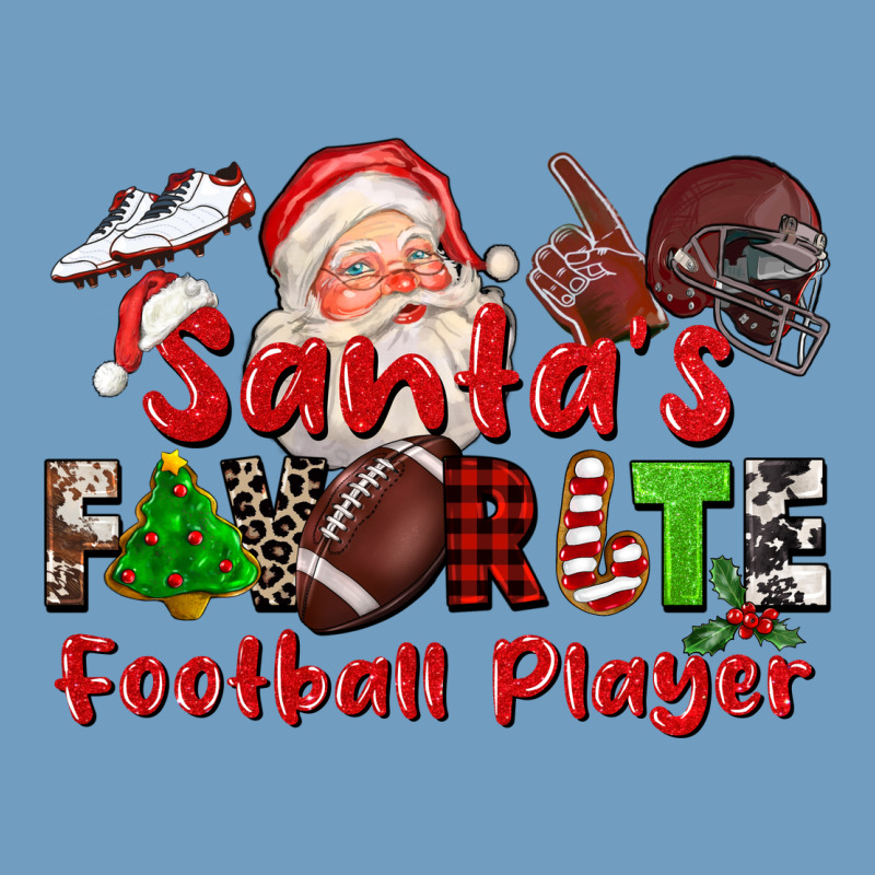 Santas Favorite  Football Player Urban Heavy Tee by CowGirlArtShop | Teevron