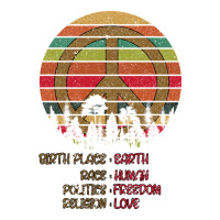 Birthplace Earth Race Human Peace Sign Hippie | Teevron
