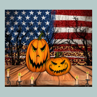Halloween American Flag Tumbler Heavy Core Tee | Teevron