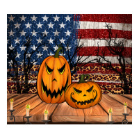 halloween american flag tumbler | Teevron