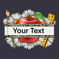 Floral Teacher Custom Name Vintage Hoodie | Teevron