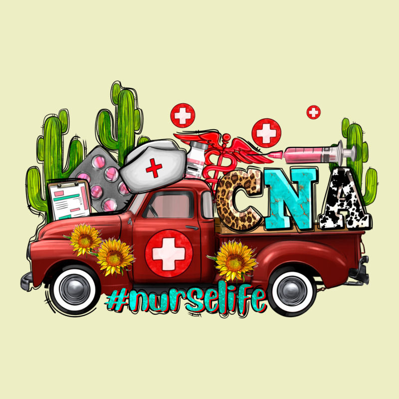 Cna Nurse Truck With Cactus And Sunflowers Urban Hoodie by AdoDesignShop | Teevron