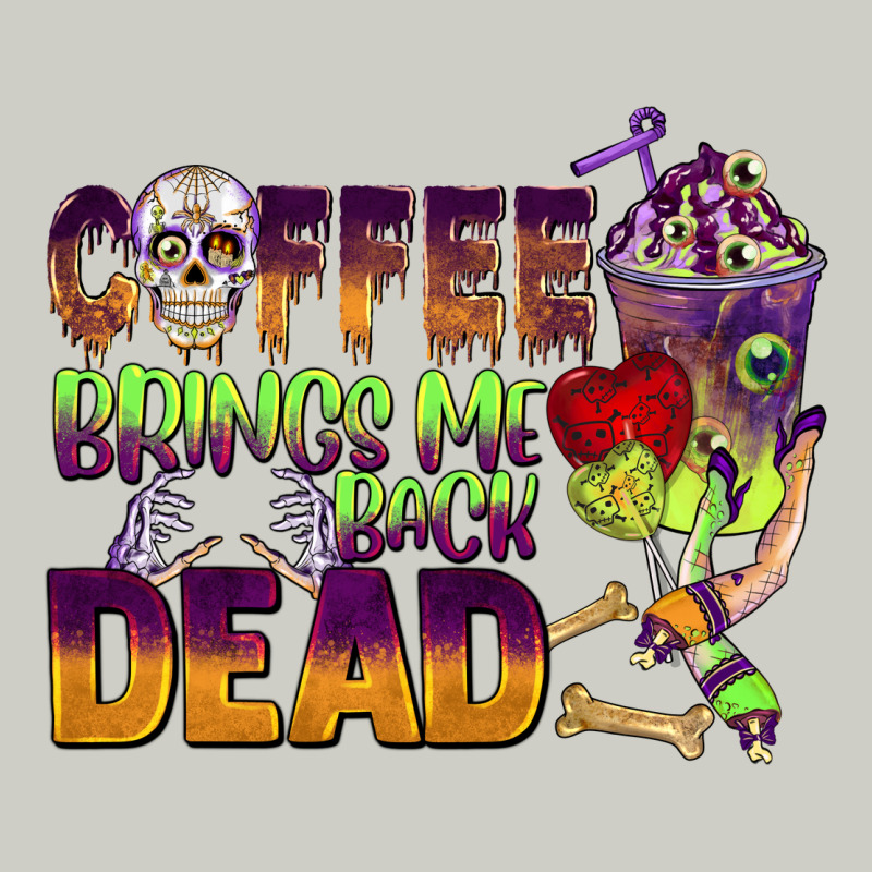 Coffee Brings Me Back Dead Heavyweight Hoodie by BarkalooDesign | Teevron