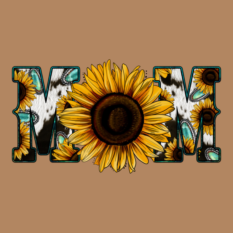 Sunflower Cowhide Mom Long Sleeve Tee by Jasminsmagicworld | Teevron