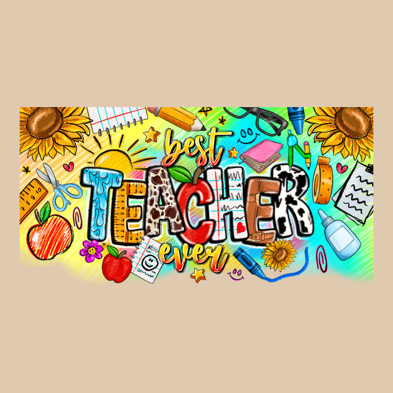 Best Teacher Ever Heavyweight Sweatshirt by CowhideDigitalArt | Teevron