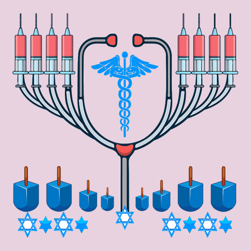 Jewish Hanukkah Chanukah Doctor Medical Menorah  Gifts Classic Tee by trangStudio | Teevron