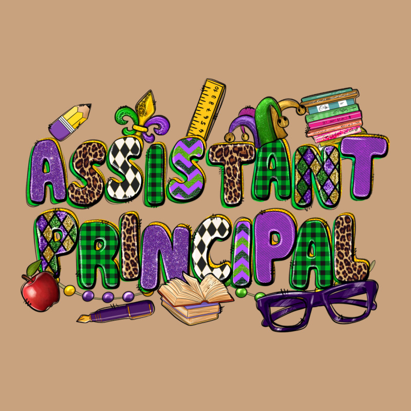 Assistant Principal Mardi Gras Vintage Tee by CowGirlArtShop | Teevron