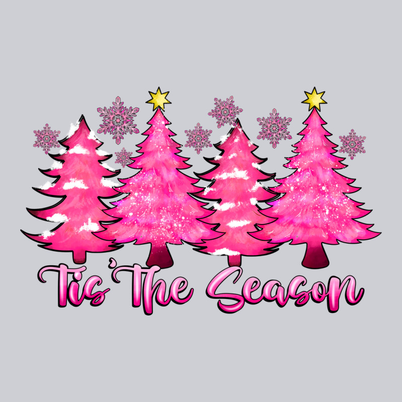 Tis The Season Pink Trees Heavyweight Sweatshirt by CowhideDigitalArt | Teevron