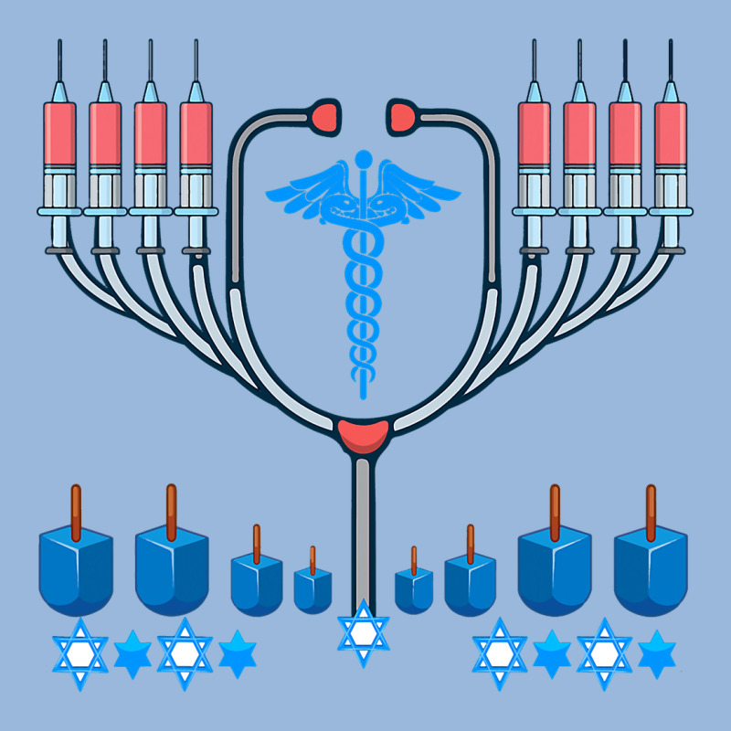 Jewish Hanukkah Chanukah Doctor Medical Menorah  Gifts Premium Hoodie by trangStudio | Teevron