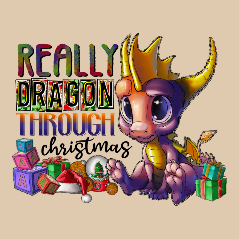Real Dragon Through Christmas Heavyweight Sweatshirt by CowhideDigitalArt | Teevron