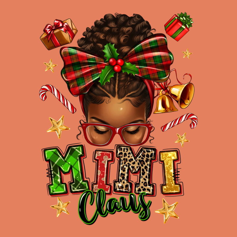 Mimi Claus Afro Messy Bun Classic Tee by texasbilliewilder | Teevron
