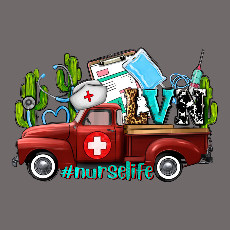 Lvn Nurse Truck With Cactus And Sunflowers Urban Hoodie by AdoDesignShop | Teevron
