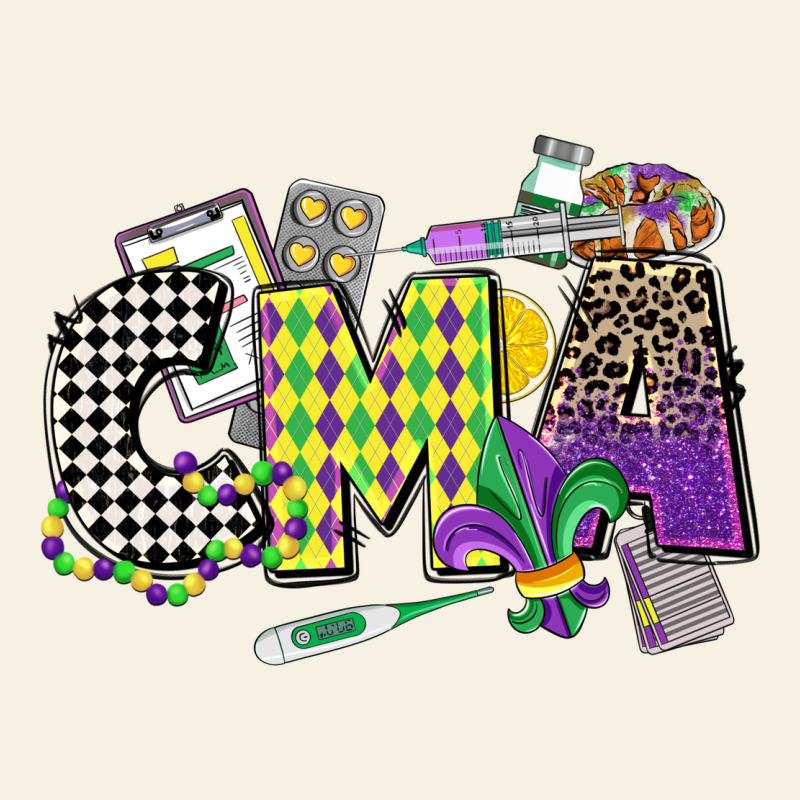 Cma Mardi Gras Certified Medical Assistant Vintage Tee by CowGirlArtShop | Teevron