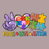 Peace Love Autism Vintage Hoodie | Teevron