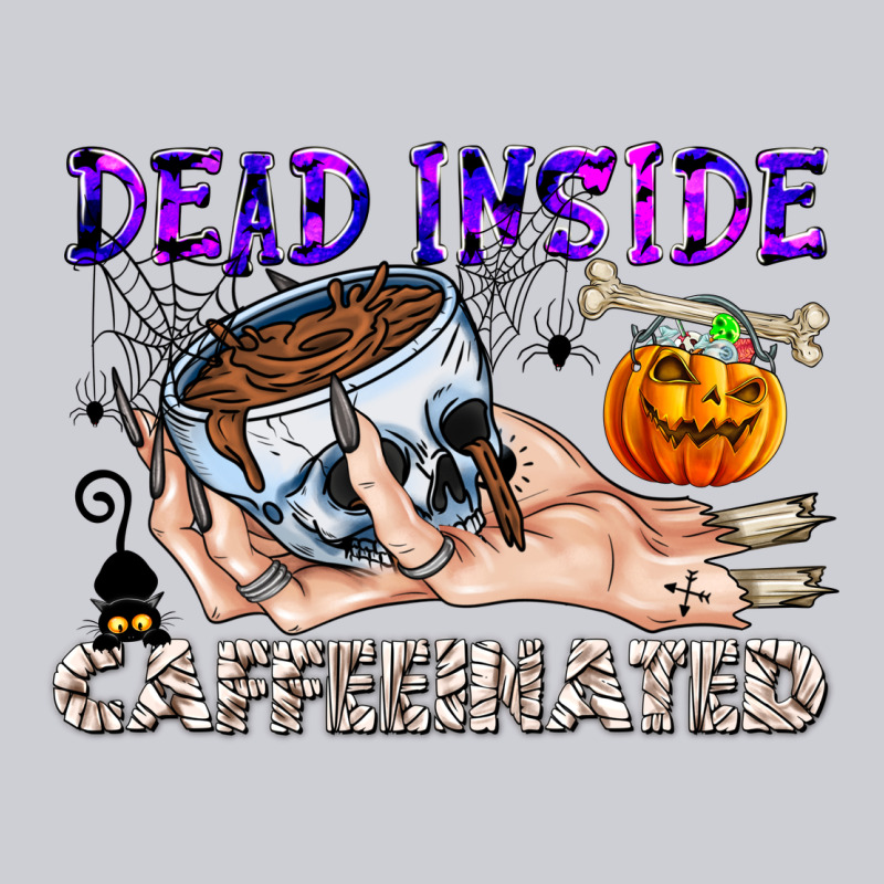 Dead Inside Caffeinated Heavyweight Sweatshirt by CowhideDigitalArt | Teevron