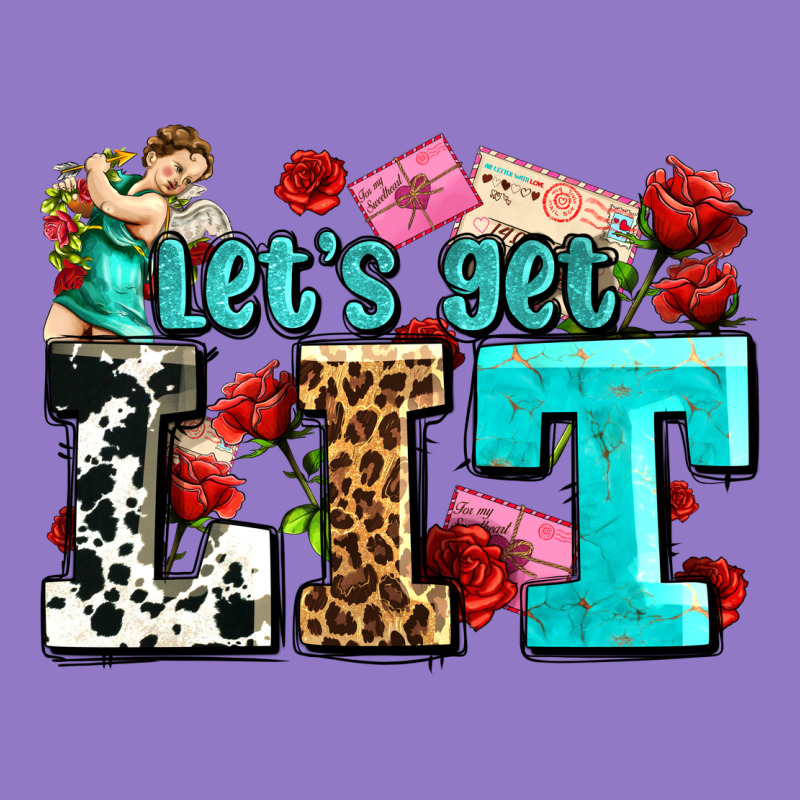 Valentines Day Lets Get Lit Urban Hoodie by AdoDesignShop | Teevron