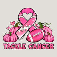 Tackle Cancer Pumpkins Football And Ribbon Breast Cancer Awareness Heavy Core Tee | Teevron