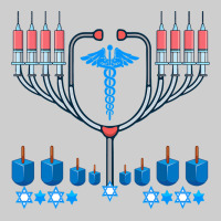 Jewish Hanukkah Chanukah Doctor Medical Menorah  Gifts Premium Tee | Teevron