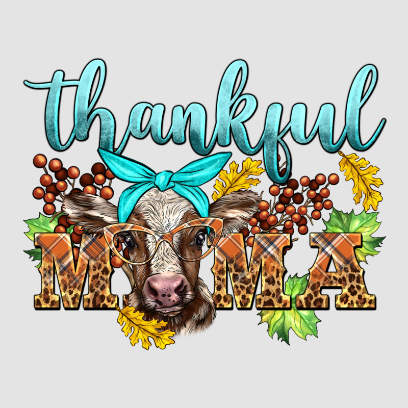 Thankful Mama Cow Premium Sweatshirt by BarkalooDesign | Teevron