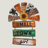 Small Town Girl Western Windmill Wooden Boards Heavy Core Tee | Teevron