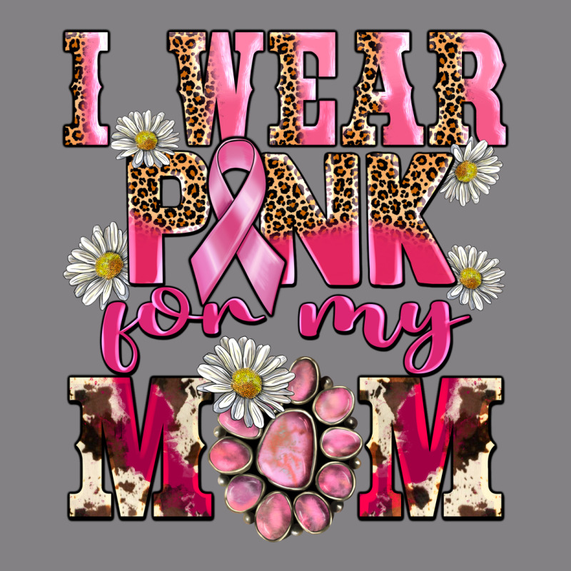I Wear Pink For My Mom Heavyweight Hoodie by BarkalooDesign | Teevron