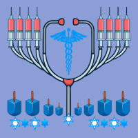 Jewish Hanukkah Chanukah Doctor Medical Menorah  Gifts Long Sleeve Tee | Teevron