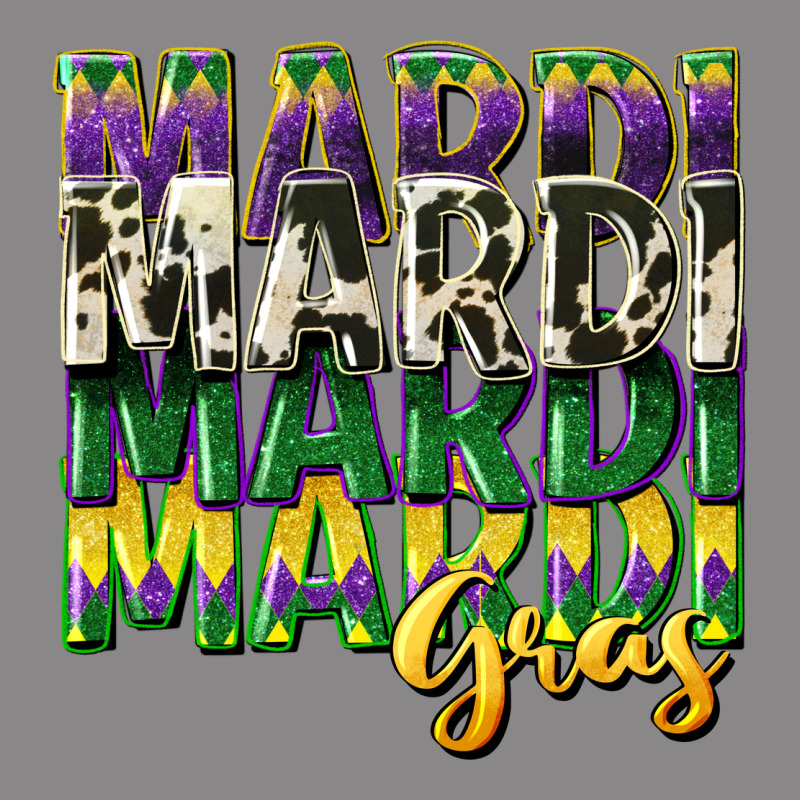 Cowhide Mardi Gras Vintage Tee by CowGirlArtShop | Teevron