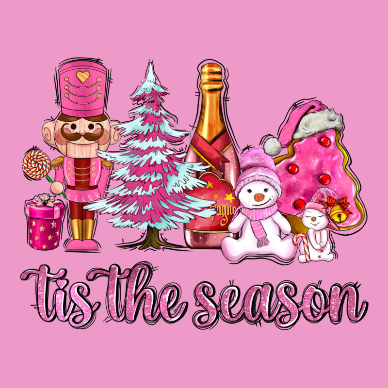 Tis The Season Pink Christmas Urban Hoodie by AdoDesignShop | Teevron