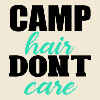 Camp Hair Don't Care Black Ladies Tee | Teevron