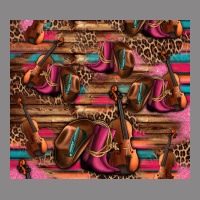 Valentines Day Violin And Cowboy Boots Country Music Vintage Tee | Teevron