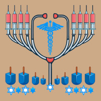 Jewish Hanukkah Chanukah Doctor Medical Menorah  Gifts Vintage Hoodie | Teevron