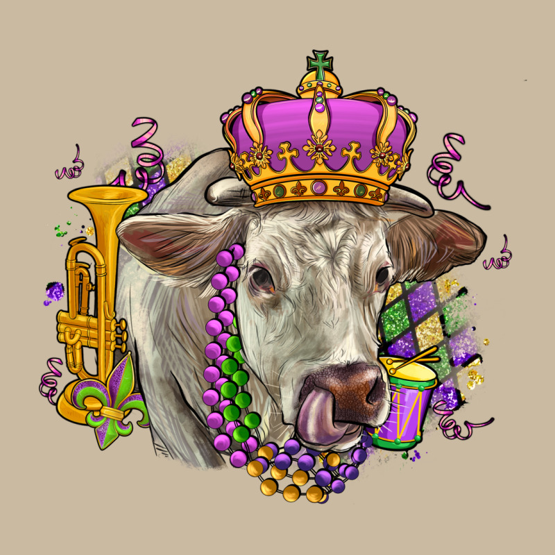 Charolais Mardi Gras Long Sleeve Tee by OliviaCreatesArt | Teevron