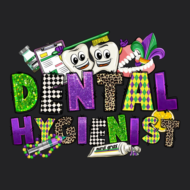 Dental Hygienest Mardi Gras Vintage Tee by CowGirlArtShop | Teevron