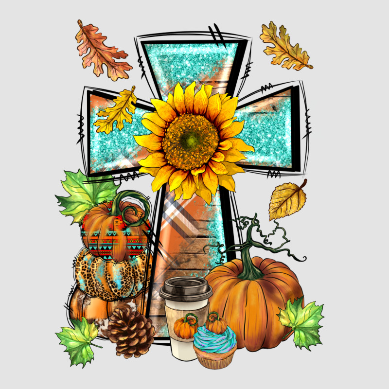 Western Thankful Cross Pumpkin Premium Sweatshirt by BarkalooDesign | Teevron