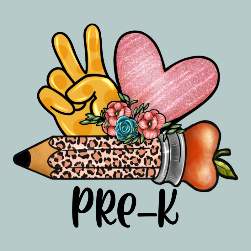 Peace Love Pre K Heavy Core Tee by JahusDesignShop | Teevron